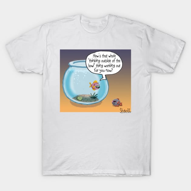 Thinking Outside of the Bowl T-Shirt by macccc8